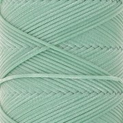 Slam Cord hilo plano de poliéster encerado para micro macramé de 1 mm - Verde musgo x100m