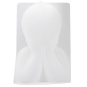 Molde de silicona para velas 6x3,8 cm - Silueta infantil - Transparente x1