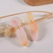 Molde de silicona nº 13 para hacer pendientes de resina - Transparente