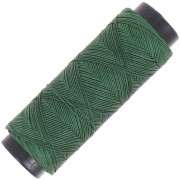 Slam Cord hilo plano de poliéster encerado para micro macramé 0,6 mm - Verde bosque x100m|raw }}