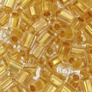 Rocalla Miyuki 11/0 Hex Cut 195 - 24kt Gold Lined Crystal x5g