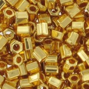 Rocalla Miyuki 11/0 Hex Cut 191 - 24kt Gold Plated x5g|raw }}