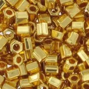Rocalla Miyuki 11/0 Hex Cut 191 - 24kt Gold Plated x5g
