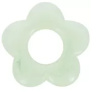 Lichen - Colgante flor de 21 mm en resina translúcida - Liquen jaspeado x1 Colgante flor de 21 mm en resina translúcida - Liquen jaspeado x1