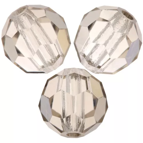 Preciosa perlas facetadas redondas - Perla redonda 5 mm - Crystal Velvet x15