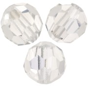 Preciosa perlas facetadas redondas - Perla redonda 5 mm - Crystal Argent Flare x15|raw }}