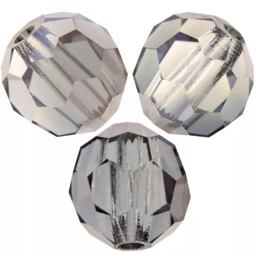 Preciosa perlas facetadas redondas - Perla redonda 5 mm - Crystal Valentinite x15