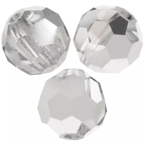 Preciosa perlas facetadas redondas - Perla redonda 5 mm - Crystal Labrador Half x1