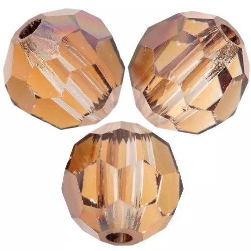 Preciosa perlas facetadas redondas - Perla redonda 5 mm - Crystal Venus x15