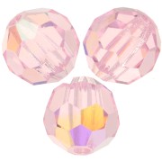 Preciosa perlas facetadas redondas - Perla redonda 5 mm - Pink Sapphire AB x15