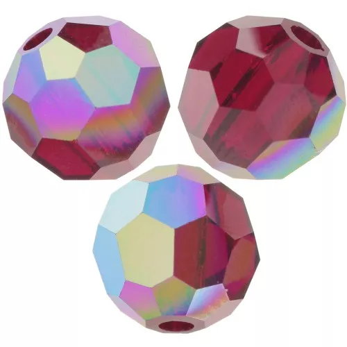 Preciosa perlas facetadas redondas - Perla redonda 5 mm - Siam AB x15
