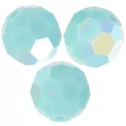 Preciosa perlas facetadas redondas - Perla redonda 5 mm - Turquesa AB x15