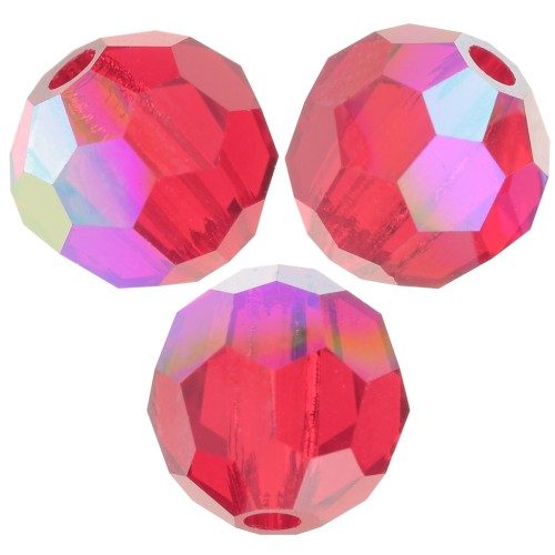 Preciosa perlas facetadas redondas - Perla redonda 5 mm - Light Siam AB x15