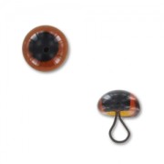 Ojo de animal de coser de vidrio 6 mm moreno x1|raw }}