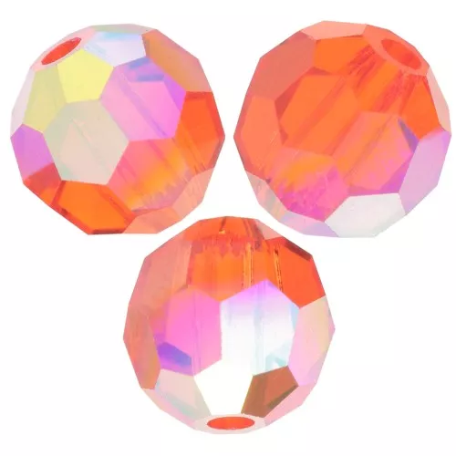 Preciosa perlas facetadas redondas - Perla redonda 5 mm - Hyacinth AB x15