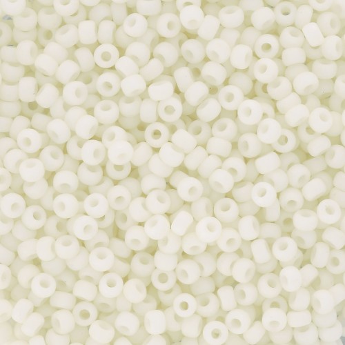 Cuentas Rocalla Miyuki 11/0 2021 - Opaque Cream Mat x 100 g