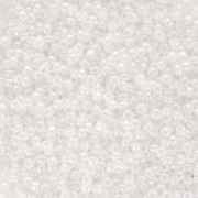 Cuentas Rocalla Miyuki Duracoat 15/0 528 - White Pearl Ceylon x 100 g