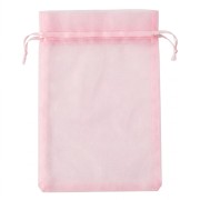 Bolsa de organza 195x290 mm Rosa x1