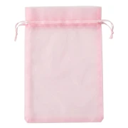 Bolsa de organza 195x290 mm Rosa x1