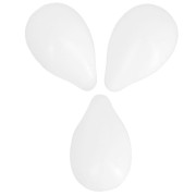 Gotas 6x9 mm - Blanco opaco x25