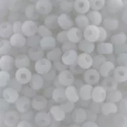Preciosa Cuenta de Rocalla 9/0 2.5 mm - Blanco Opaco Mate x20gr
