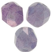 Facetadas 6 mm Opaque Luster Amethyst x25|raw }}