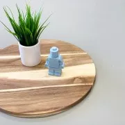 Molde de silicona para robot 9,5x6,5 cm - Jesmonite - Transparente