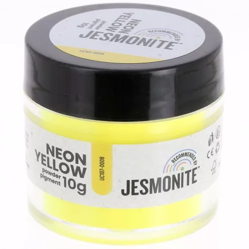 Pigmento en polvo en botella - Jesmonita - Amarillo fluorescente x10g
