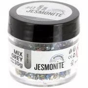 Crujientes de purpurina - Jesmonite - Mix Grey x30g