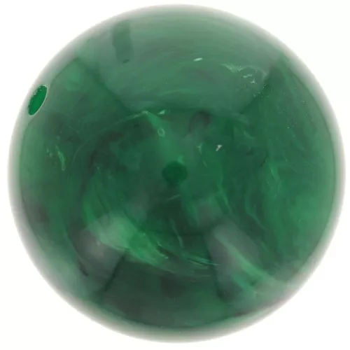 Cuenta de resina opaca 20 mm - Verde oscuro jaspeado x1