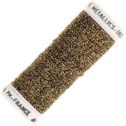 Hilo de bordar metálico trenzado 16 Au gusano de seda para bordar Dorado Antiguo 004 x10m