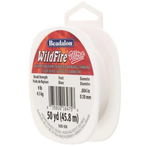 WildFire Ultra Cordón trenzado de nylon de 0,10 mm - Blanco x45,8 m