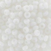 Cuentas de Rocalla Preciosa 11/0 de 2 mm - Blanco opaco x 20 g
