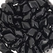 Cuentas de vidrio Gemduo 2 agujeros 8x5 mm - Jet x10g