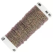 Hilo de bordar metálico trenzado 16 Au ver à soie para bordar oro iridiscente (447) x10m