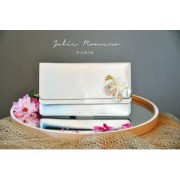 Hilo de bordar metálico trenzado 4 Au gusano de seda para bordar Cobre marrón 2122 x10m