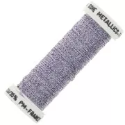 Hilo de bordar metálico trenzado 4 Au ver à soi para bordar - Lavanda (1523) x10m