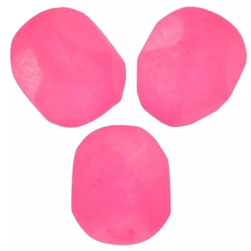 Facetas 6 mm - Pink Neon Mat x25