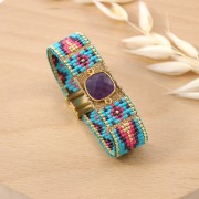 Hilo de bordar metálico trenzado 4 Au ver à soi para bordar - Marrón dorado (205) x10m