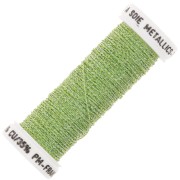 Hilo de bordar trenzado metalizado 4 Silkworm - Verde claro iridiscente (3625) x10m|raw }}