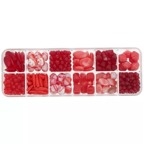 Juego de cuentas Preciosa Ornela - Rojo x200g