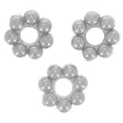 Flor perla rondelles 3 mm - acero inoxidable 304L x10|raw }}