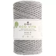 Gris - Bobina de cordón de algodón reciclado DMC 3 mm - Eco Vita 4 - Gris perla x 200m Bobina de cordón de algodón reciclado DMC 3 mm - Eco Vita 4 - Gris perla x 200m