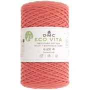 Bobina de cordón de algodón reciclado DMC 3 mm - Eco Vita 4 - Light corail x 200m|raw }}