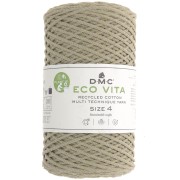 Bobina de cordón de algodón reciclado DMC 3 mm - Eco Vita 4 - Verde de gris x 200m