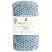 Gris azulado - Bobina de cordón de algodón reciclado DMC 3 mm - Eco Vita 4 - Gris azul x 200m Bobina de cordón de algodón reciclado DMC 3 mm - Eco Vita 4 - Gris azul x 200m