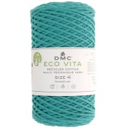 Bobina de cordón de algodón reciclado DMC 3 mm - Eco Vita 4 - Verde turquesa x 200m|raw }}