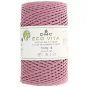 Rosa vieja - Bobina de cordón de algodón reciclado DMC 3 mm - Eco Vita 4 - Rosa viejo x 200m Bobina de cordón de algodón reciclado DMC 3 mm - Eco Vita 4 - Rosa viejo x 200m
