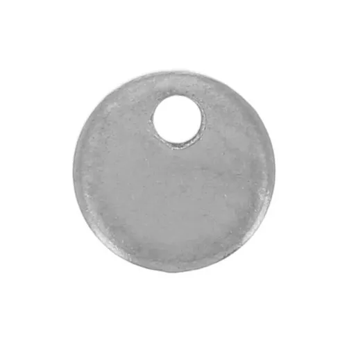 Medallas para grabar 8 mm - Acero inoxidable 304L x4