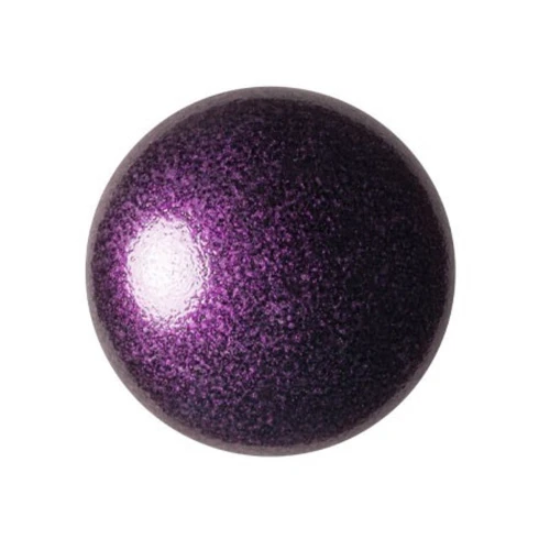 Cabujón redondo de vidrio de Puca® 18 mm - Ultra Violeta Metálico Mate x1